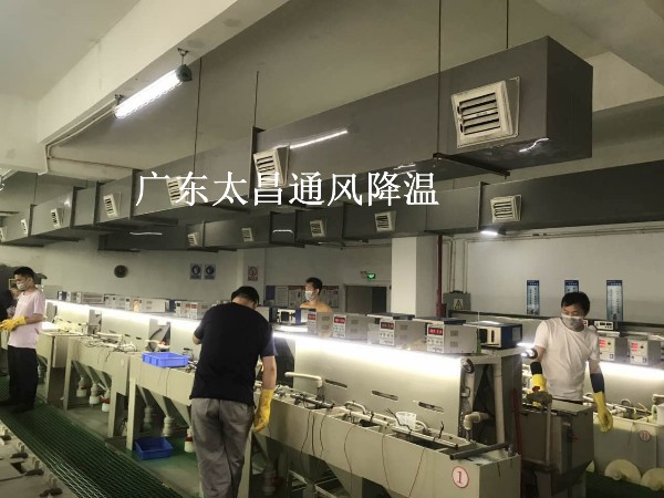 電鍍廠降溫用環(huán)?？照{(diào)解決方案